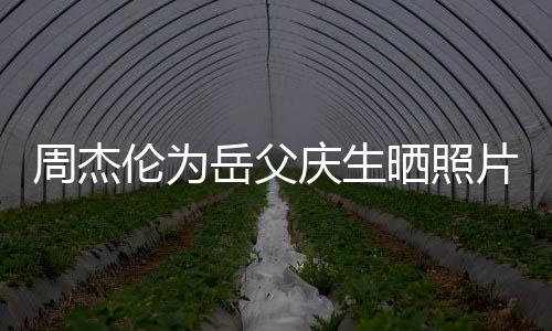 片胖岳父周杰庆生杯子茶吗伦为了不晒照少 手捧是奶