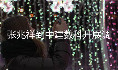 祥到张兆中建调研开展数科